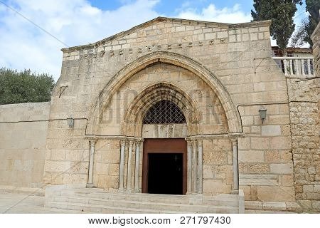 Church Of The Sepulchre Of Saint Mary, Also Tomb Of The Saint Mary, A Christian Tomb In The Kidron V