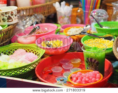 Closeup Sweets Dessert Sweetmeat Blancmange Delicious Corn