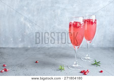 Pomegranate Mimosa Cocktail