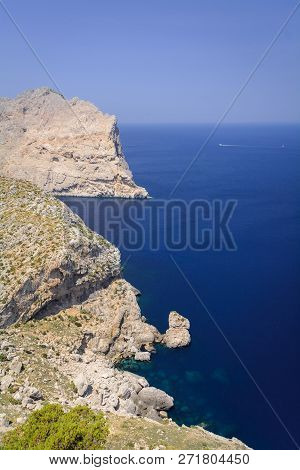 Mallorca, Spain. View Of Cape Formentor (cap De Formentor)