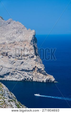 Mallorca, Spain. View Of Cape Formentor (cap De Formentor)