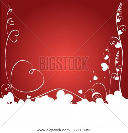 Tło valentine