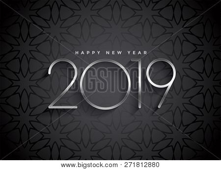 Dark 2019 Elegant Background Design Vector Illustration Art