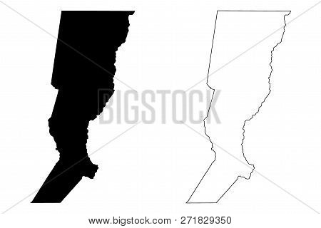 Santa Fe (region Of Argentina, Argentine Republic, Provinces Of Argentina) Map Vector Illustration, 