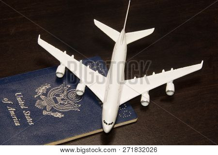Aircraft With A Passport Used For Traveling The World
