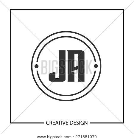 Initial Letter Ja Logo Template Vector Design