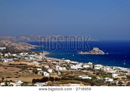Baia di Kefalos In Grecia