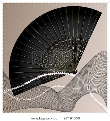 old black fan