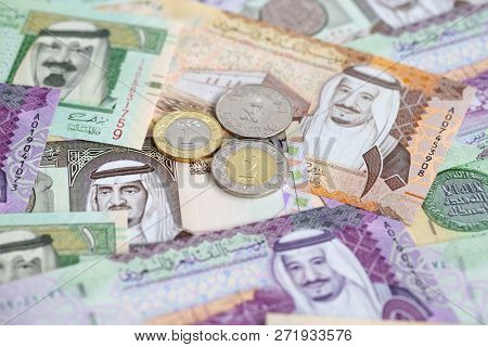Collection of Saudi Arabia Riyal banknotes