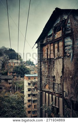 Xiahao Old street in Chongqing, China.