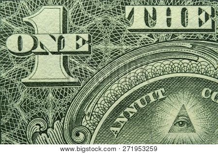 Eye And One And The From The Us Dollar Bill.