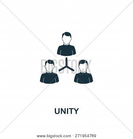 Unity Icon. Premium Style Design From Teamwork Icon Collection. Ui And Ux. Pixel Perfect Unity Icon 