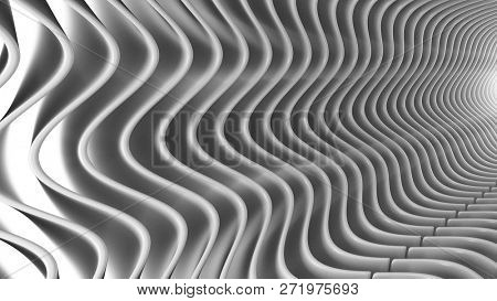 Render of 3D Geometric Abstract Background