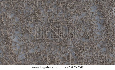 Render of 3D Abstract Chaotic Elements