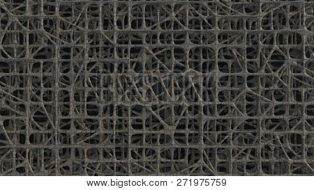 Render of 3D Abstract Chaotic Elements