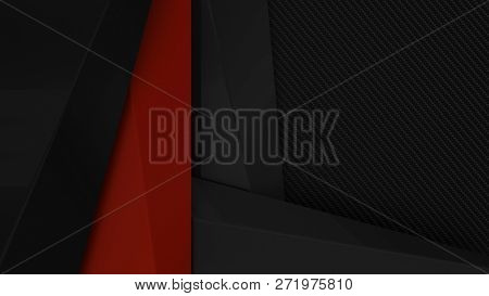 3D Render of Colour accent corporate presentation background