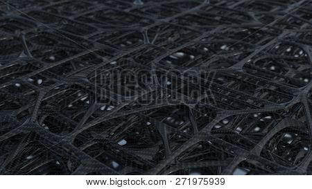 Render of 3D Abstract Chaotic Elements
