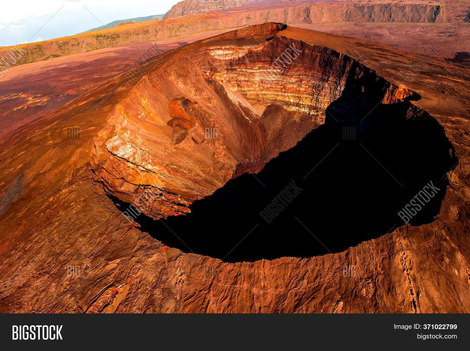 Piton De La Fournaise Image Photo Free Trial Bigstock