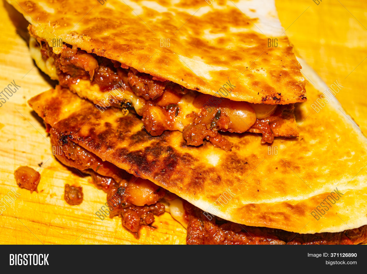 Quesadilla Ground Beef Image & Photo (Free Trial) Bigstock