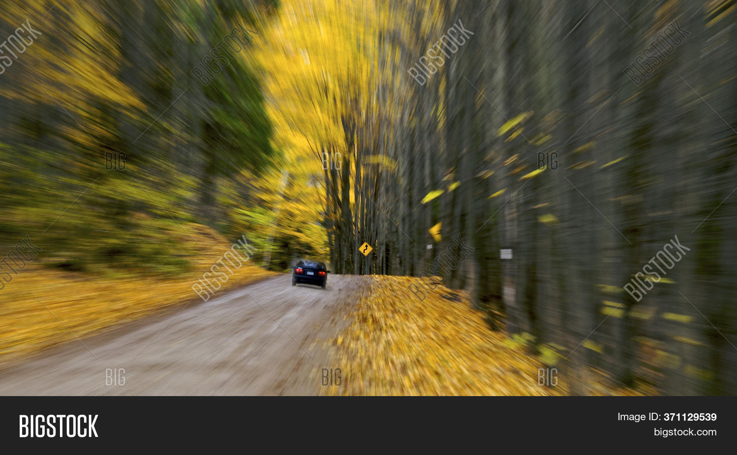 Car Rear View Rteference Rear View Driving Car Image & Photo (Free Trial) | Bigstock