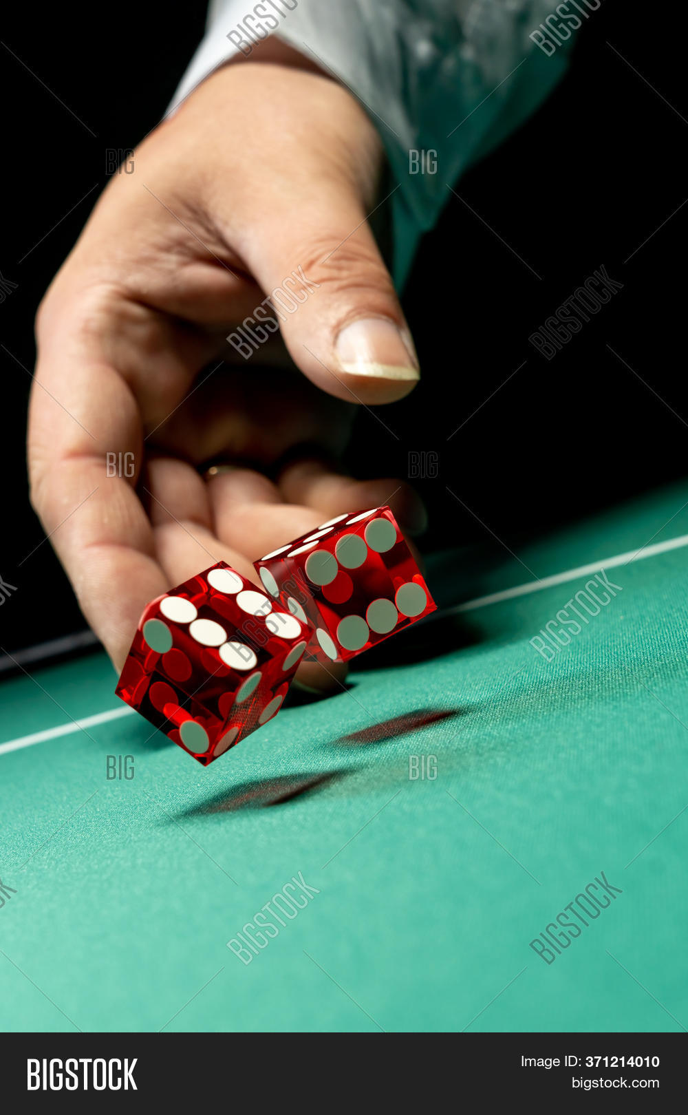 Man Gambling Craps Image & Photo (Free Trial) Bigstock