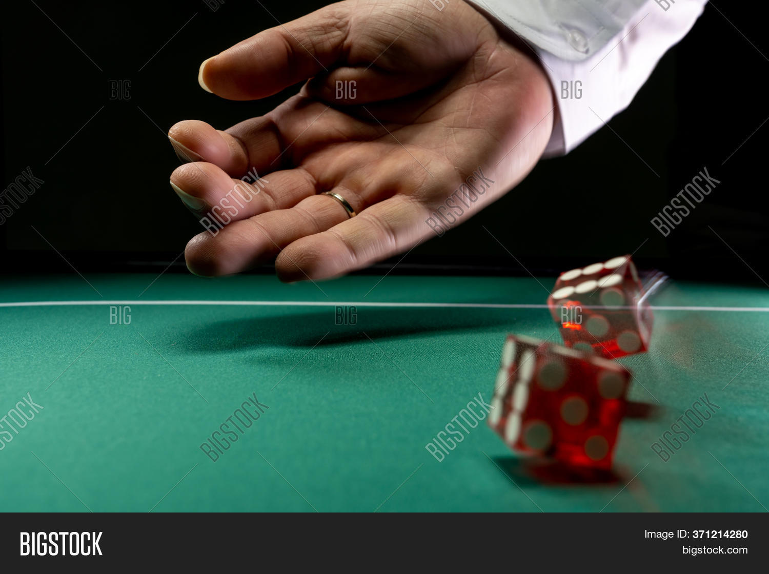 Man Gambling Craps Image & Photo (Free Trial) Bigstock