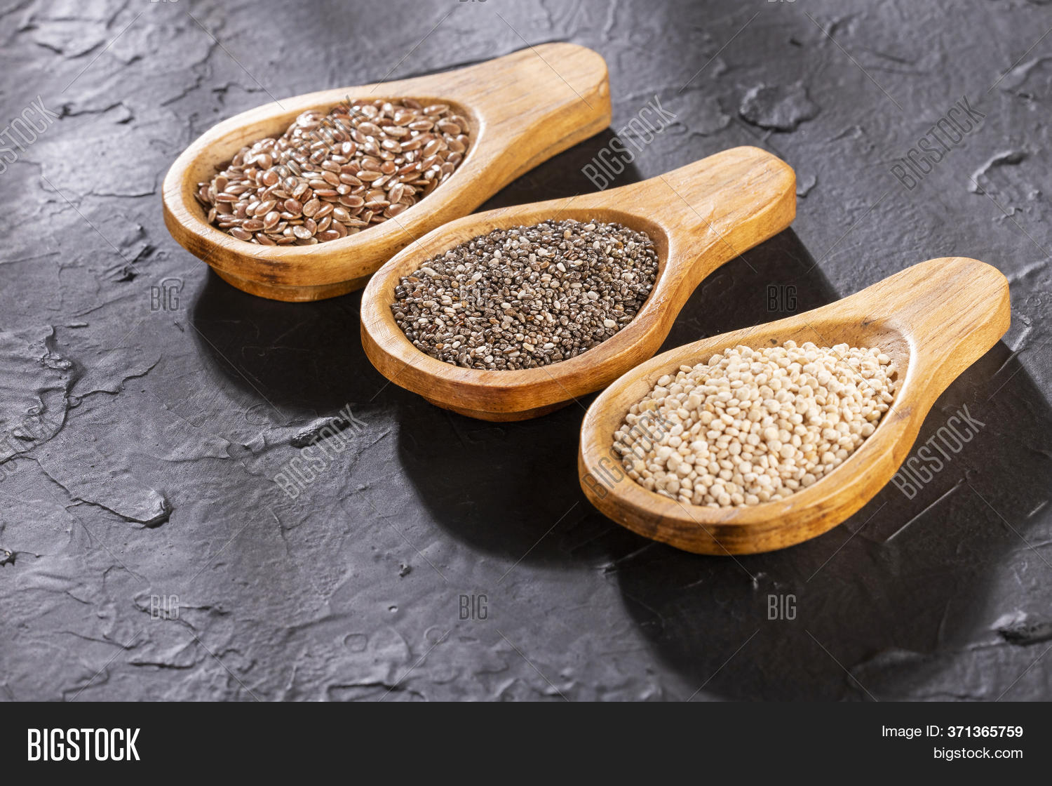 Quinoa, Flaxseed Chia Image & Photo (Free Trial) Bigstock