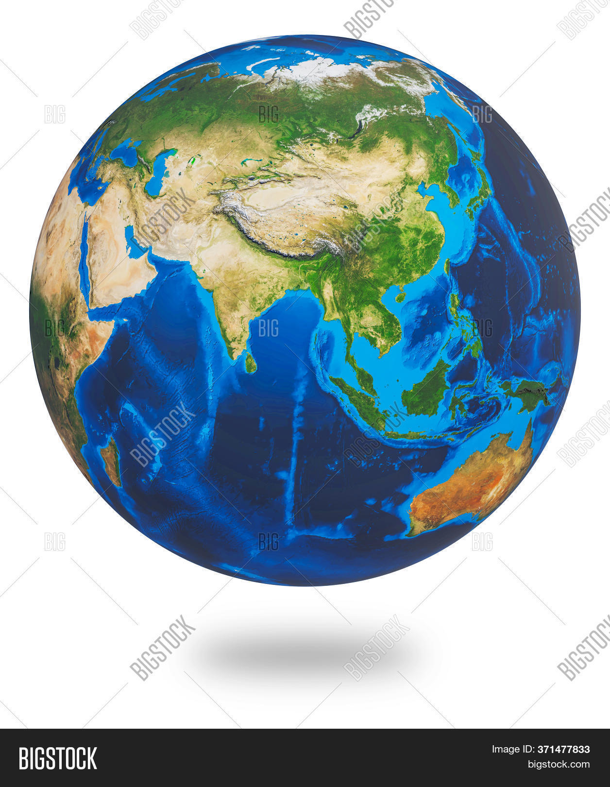 Asia, One Earths Image & Photo (Free Trial) | Bigstock