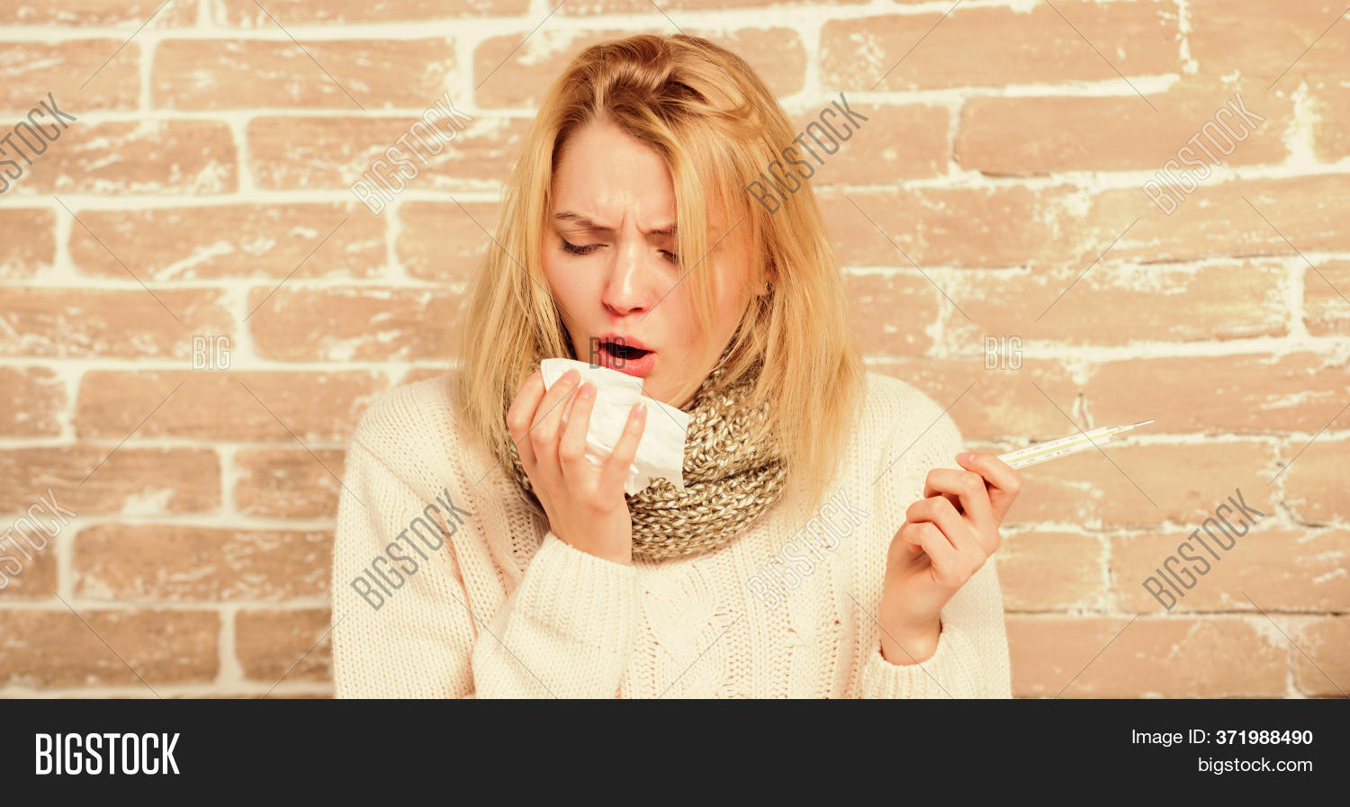 Woman Feels Badly Ill Image Photo Free Trial Bigstock
