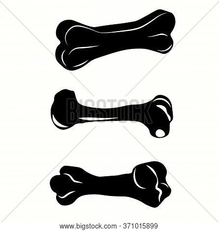 Vector Stock Illustration Of Dog Food Symbol Flat Vector . Isolated On A White Background.
