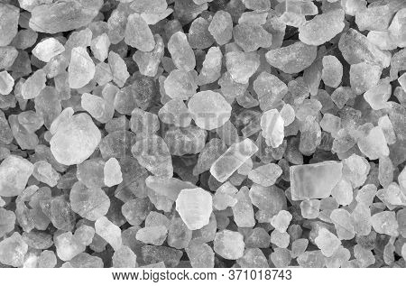 Seamless Colorless Himalayan Crystal Salt Texture Top View Horizontal Format