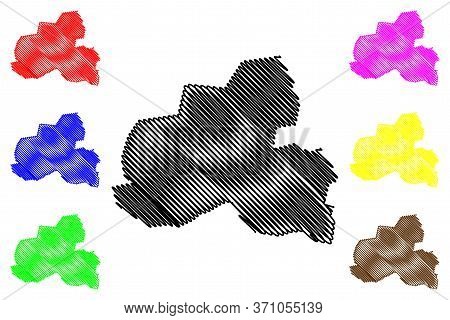 Tuzla City (bosnia And Herzegovina, Bosnia-herzegovina) Map Vector Illustration, Scribble Sketch Cit