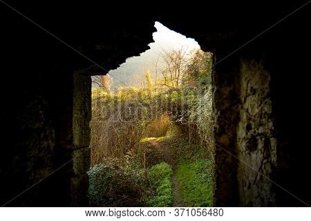 Ripafratta With The Fortress Of San Paolino Stands On The Banks Of The Serchio River, In The Municip
