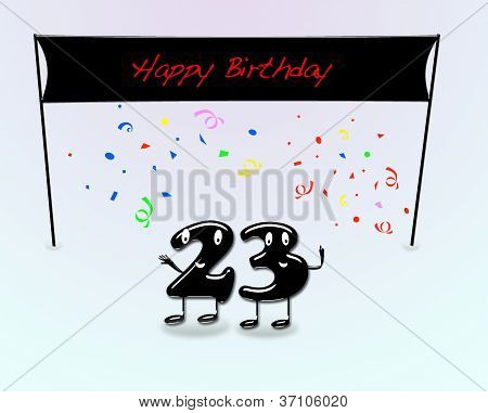 23 생일 파티입니다.
