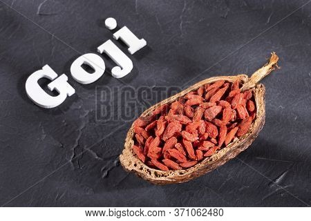 Red Dried Goji Berries - Lycium Barbarum. Wolfberry