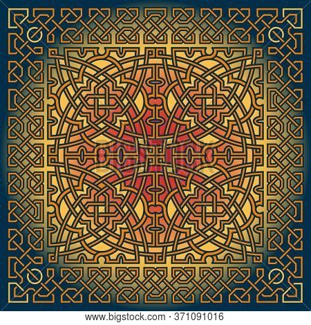 Eastern Ancient Style Decor, Based On Moresque Ornament.