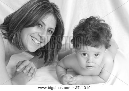 Mutter und Sohn
