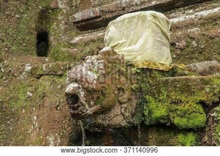 Gargoyles With Holy Water In The Complex Of Royal Tombs Of The Udayan Dynasty. Ancient Royal Tombs A