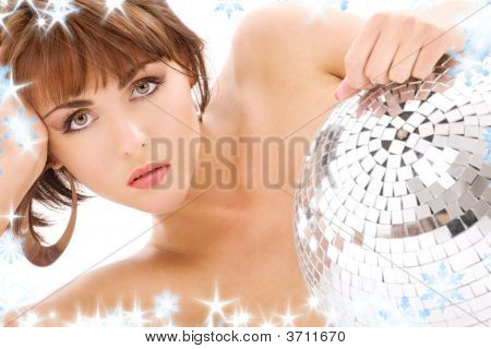 Ritratto di signora glitterball