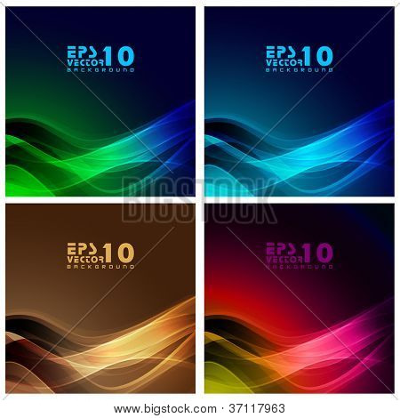 Abstract Wave Background. EPS 10.