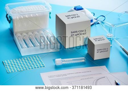 Sars-cov-2 Pcr Diagnostics Kit. This Is Rt-qpcr Kit For Real Time Reverse Transcription And Amplific