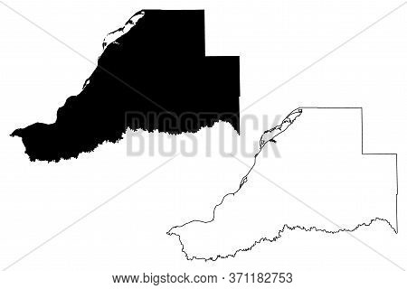 Mason County, Illinois (u.s. County, United States Of America, Usa, U.s., Us) Map Vector Illustratio
