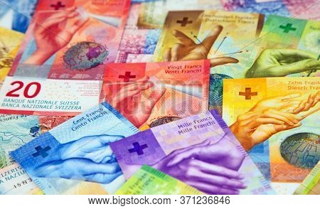 Collection of the new swiss banknotes (issued in 2017-2019)
