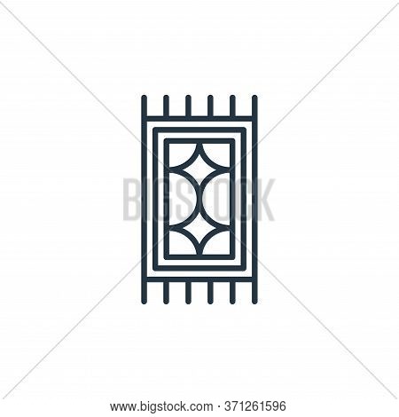 Carpet Vector Icon. Carpet Editable Stroke. Carpet Linear Symbol For Use On Web And Mobile Apps, Log