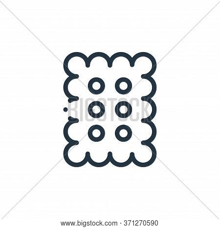Biscuit Vector Icon. Biscuit Editable Stroke. Biscuit Linear Symbol For Use On Web And Mobile Apps, 
