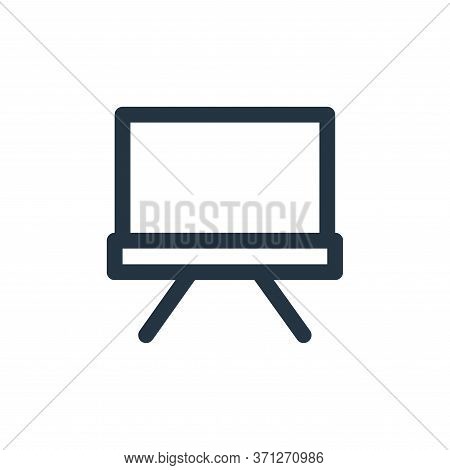 Canvas Vector Icon. Canvas Editable Stroke. Canvas Linear Symbol For Use On Web And Mobile Apps, Log