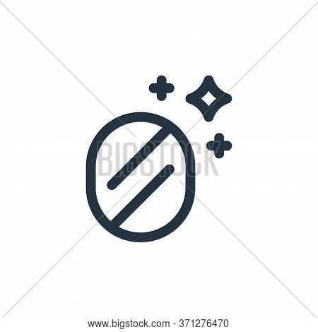 Mirror Vector Icon. Mirror Editable Stroke. Mirror Linear Symbol For Use On Web And Mobile Apps, Log