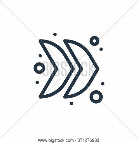 Double Arrows Vector Icon. Double Arrows Editable Stroke. Double Arrows Linear Symbol For Use On Web