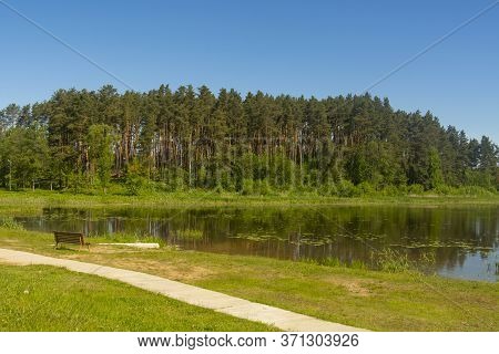 Orekhovoe Lake Outside The City Gorodok, Vitebsk Region