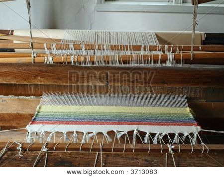 alle Strings attached Textile abstraktes Bild